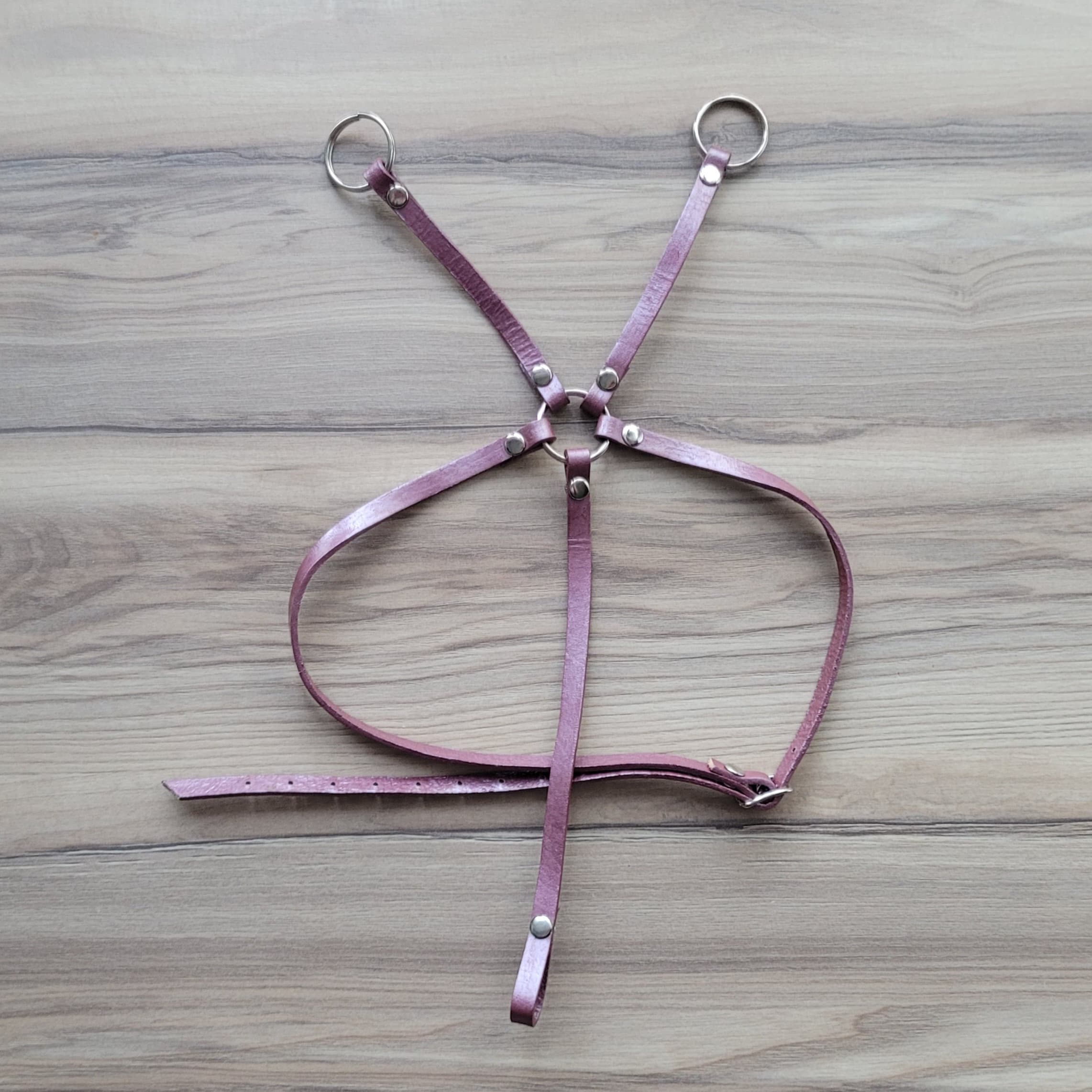 Plaque De Poitrine Anglaise En Cuir Marron Pour Cheval - Taille Unique