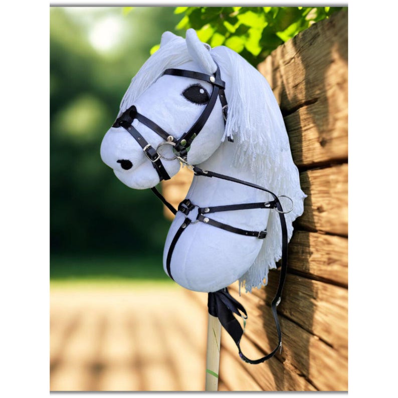 Hobby Horse for Hobby Horsing – Handmade Stick Horse with Tack