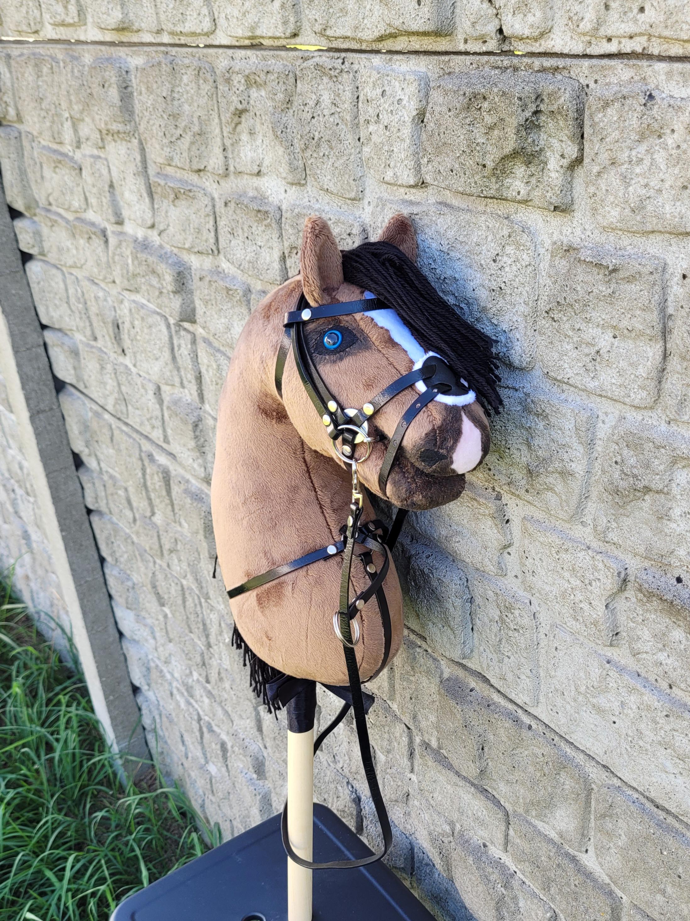 Hobby horse - Cheval bâton taille M gris - Bieco