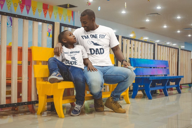 Matching Fishing Lover Daddy and Me Shirt Funny Dad and Baby Fathers Day Shirts VC1865 Dad and Son Family Shirts