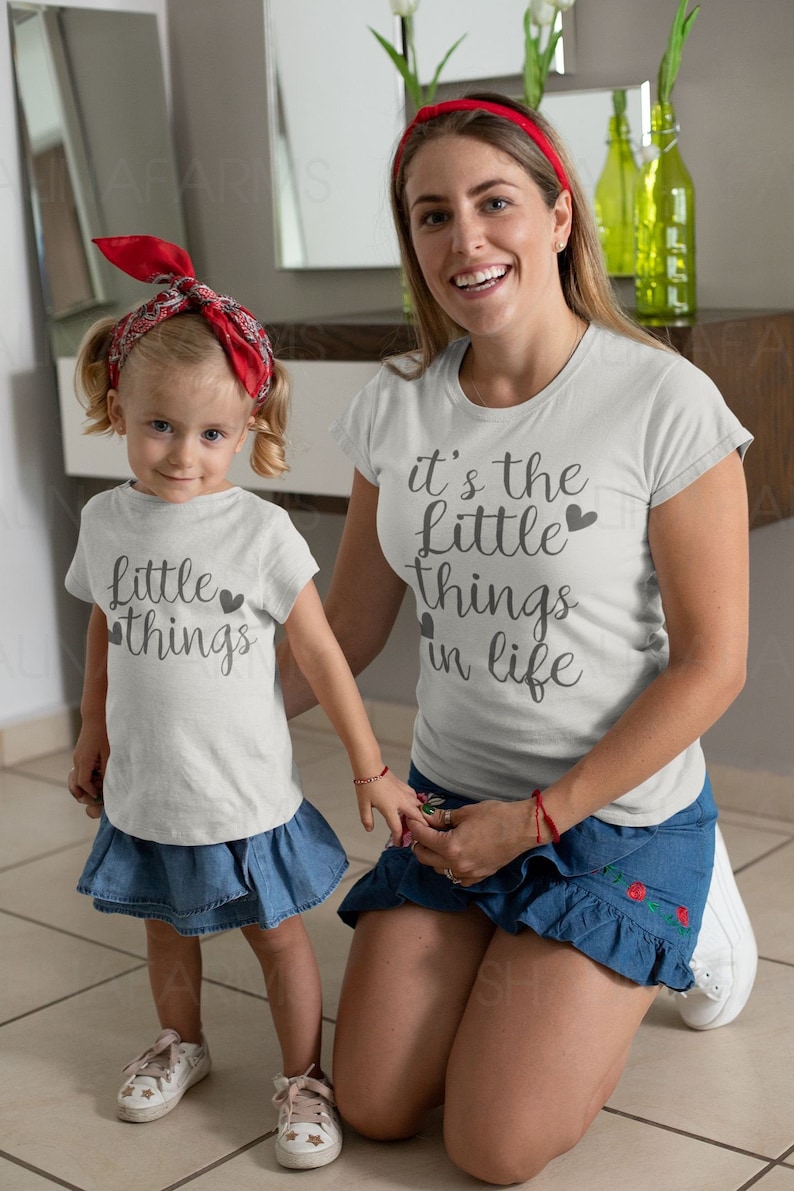 Matching Daughter Mom Gift Mother And Daughter Gift Shirt Matching Mom Daughter T Shirt Mother and Baby Set Shirt VC1627