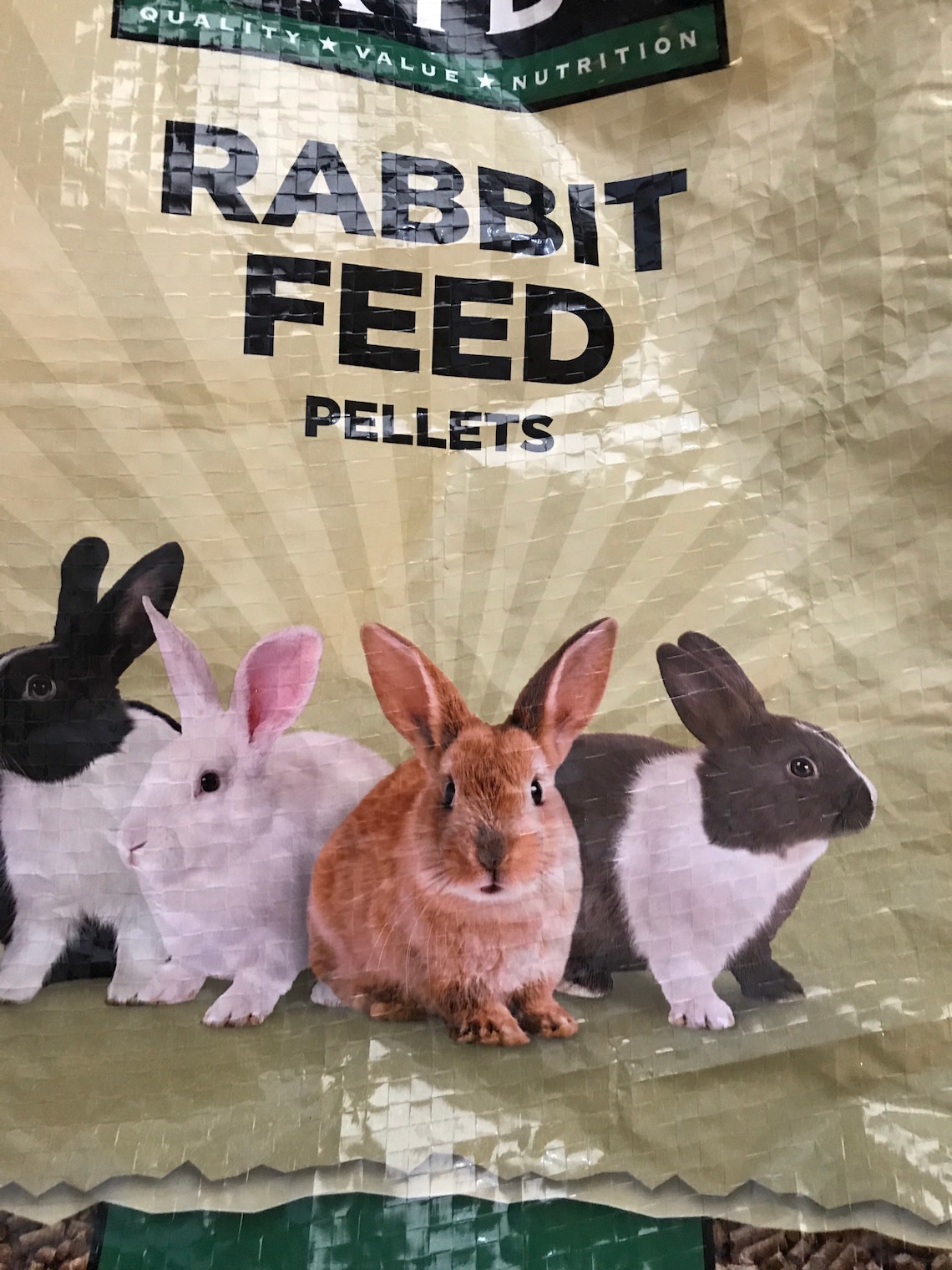 Rabbit Feed Bag Producers Pride Etsy UK