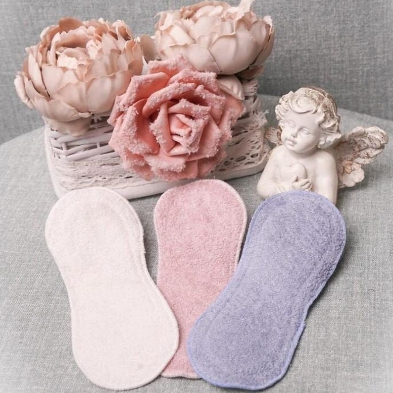 Reusable Eco Friendly Period Pads Full Eco Menstrual Pads Etsy