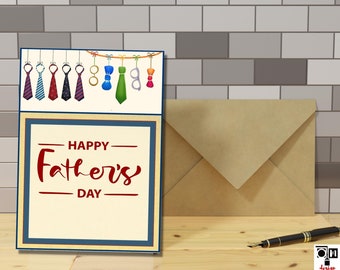 Happy Father's day, DAD Card, Father cards, Printable, Greeting Card for him, Digital card, digital download