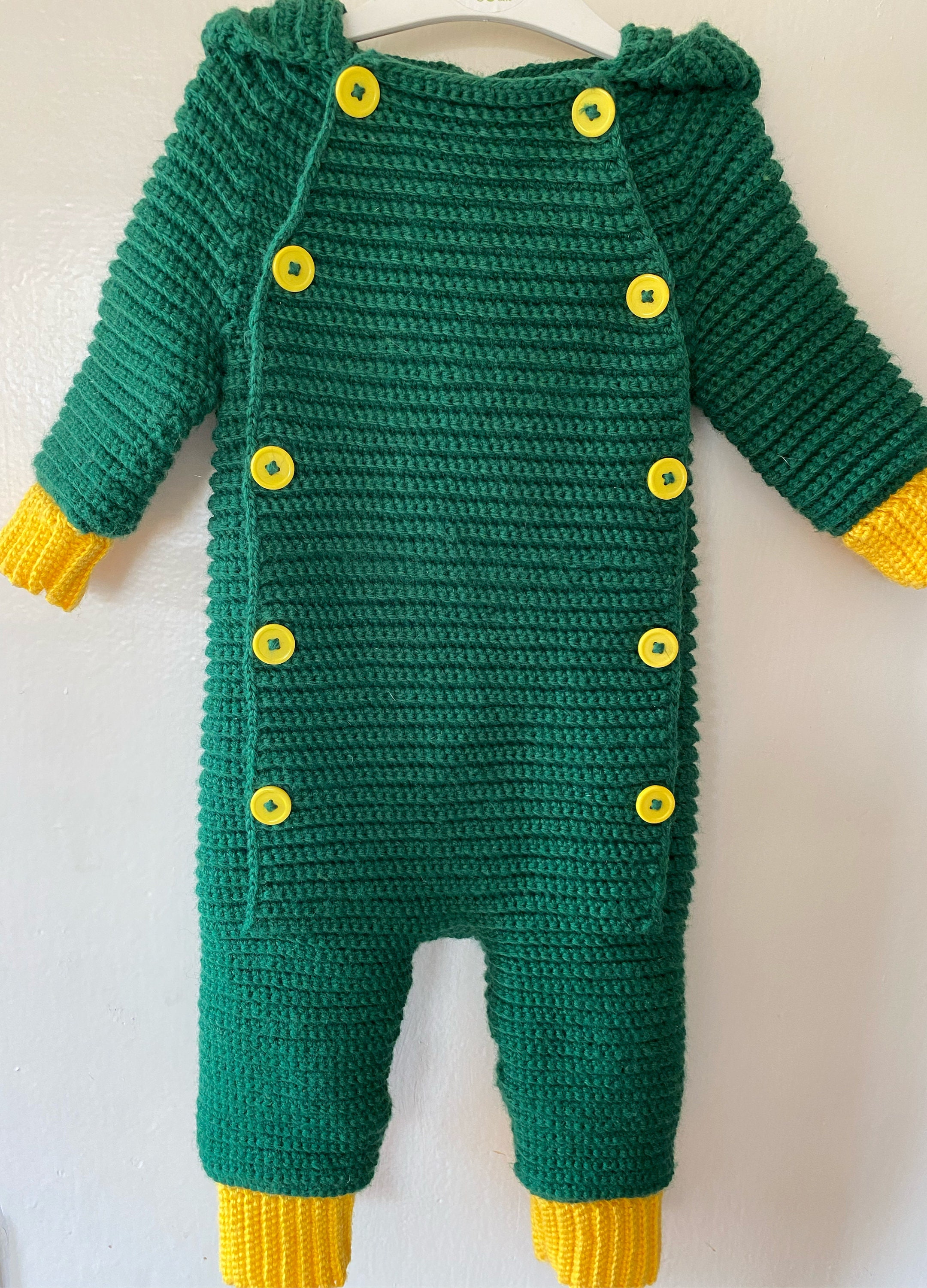 Crochet jumpsuit for baby Baby street outfitWarm coverall Etsy