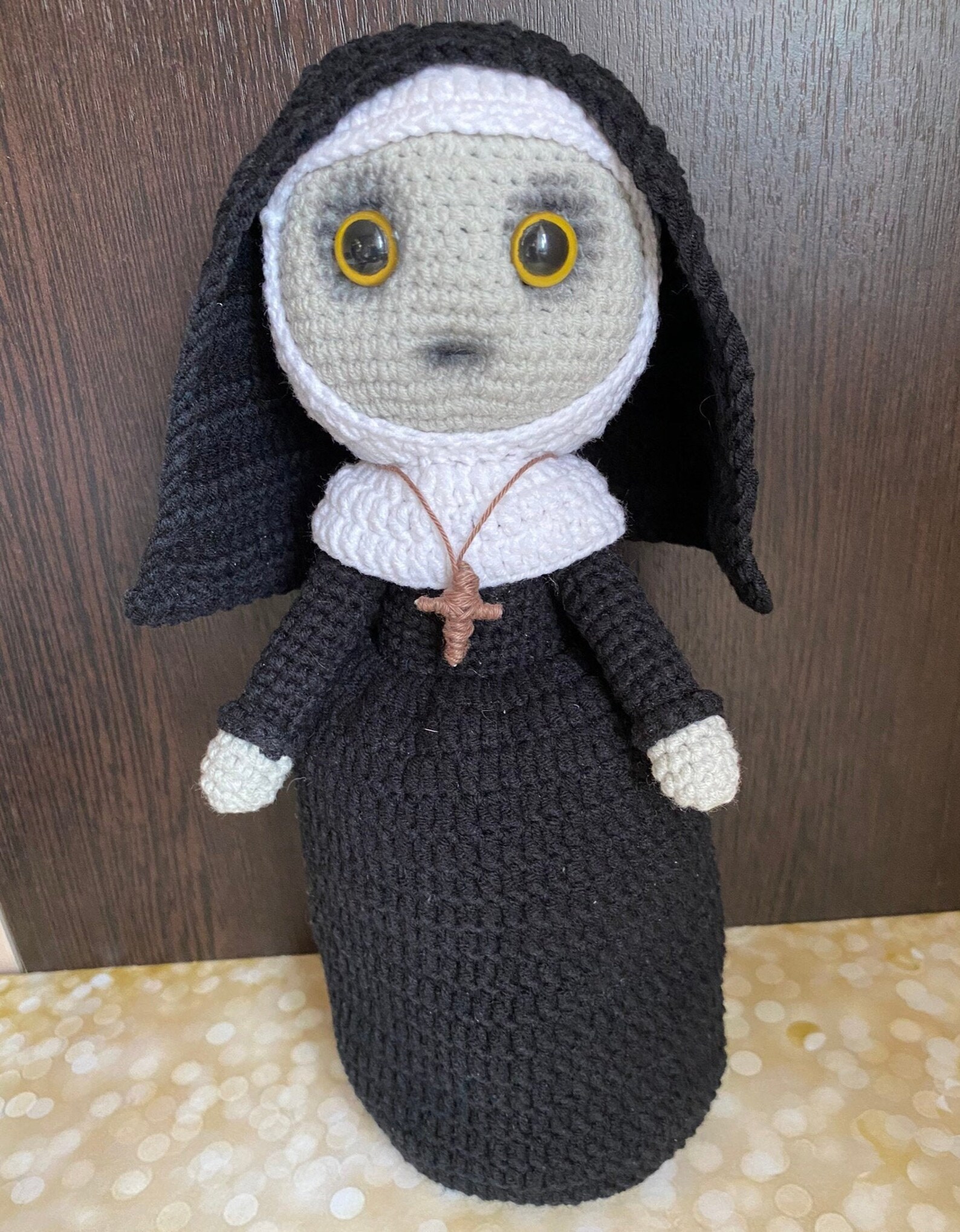 Crochet nun doll catholic gifts for Halloween | Etsy