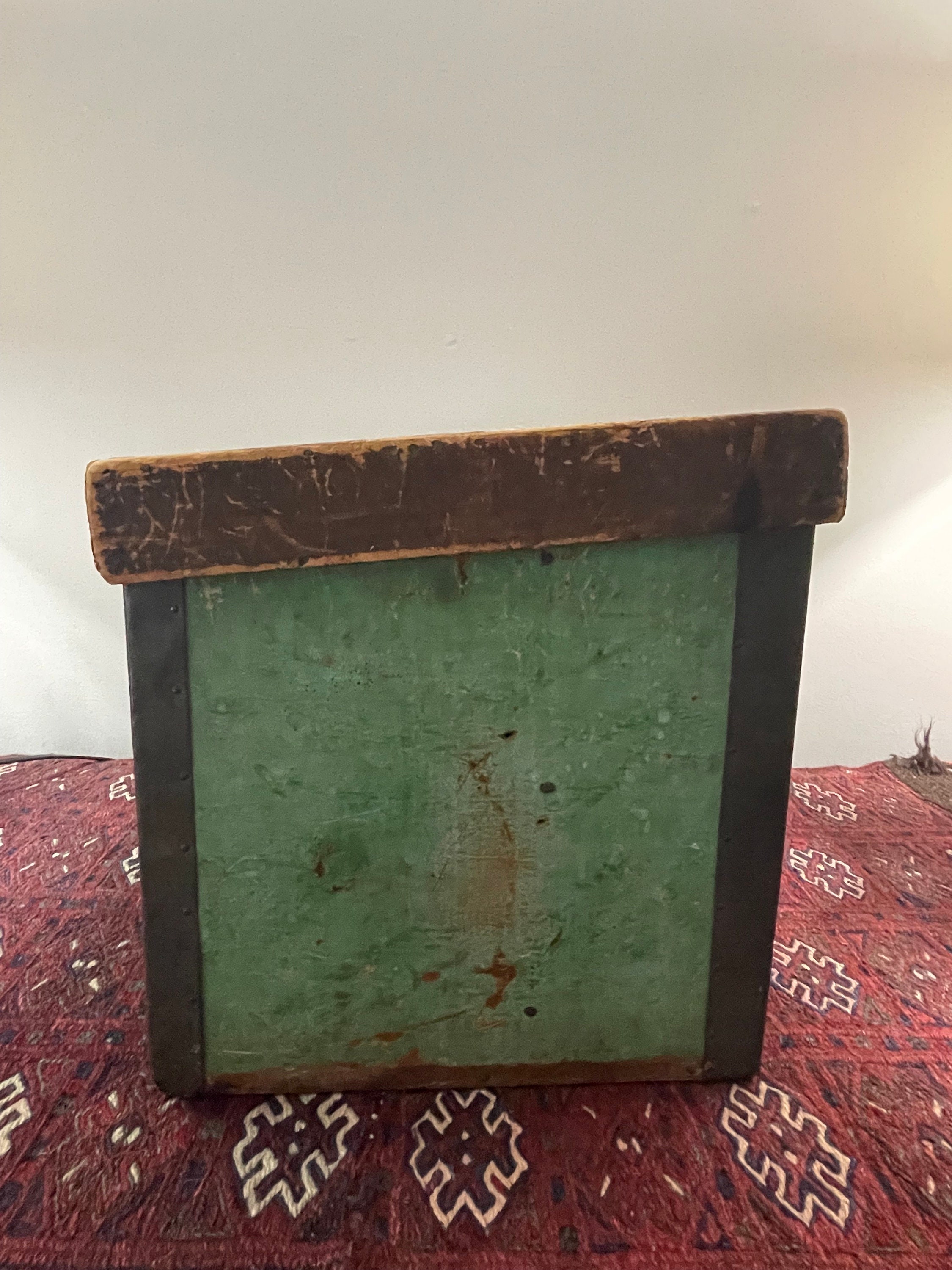 Primitive Handmade Storage Box Antique File Box Etsy