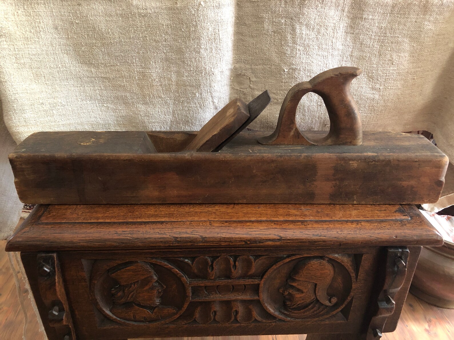 Antique 1920 Wood Jointer Planer Dutch Wooden Planer Etsy