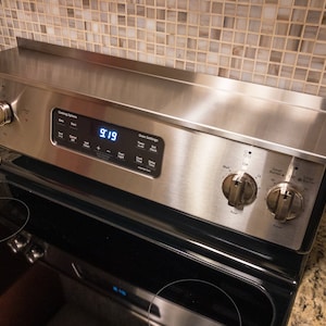 Étagère à épices pour réchaud de cuisine à montage magnétique en acier inoxydable, 5 po. de profondeur