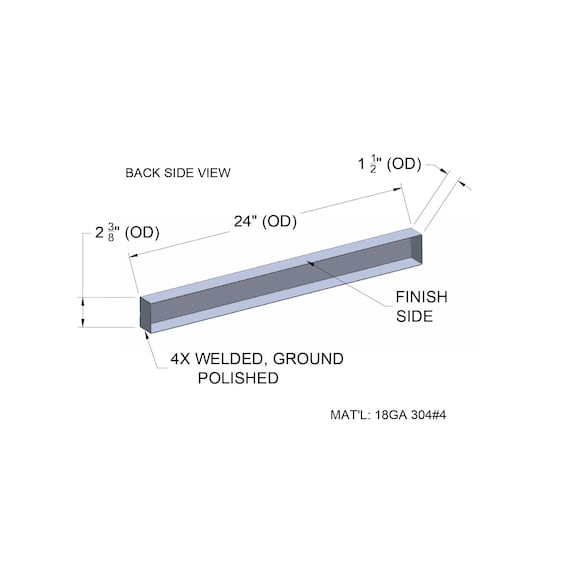 Adhesive backed best sale stainless steel