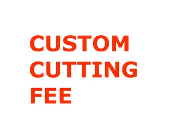 Tarifa de corte de artículo personalizado