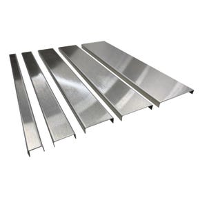 Grade 304 Brushed Stainless Steel Formed Channel Assent Listello Tile Trim