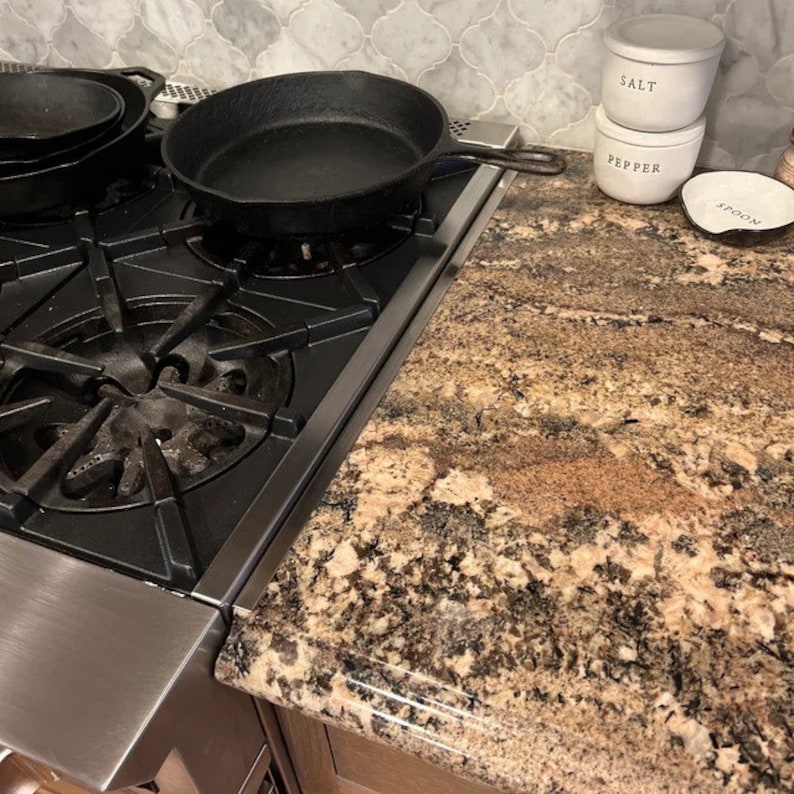 Brushed 304 Stainless Steel Countertop Edge Gap Filler Etsy