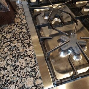Custom Thermador cook top trim