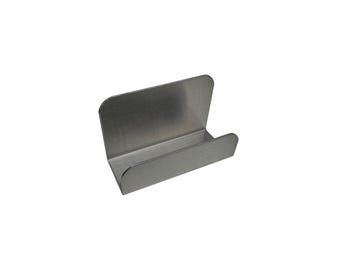 Stainless Steel Office Business Card Holder Name Card Stand Display (Holds 75)