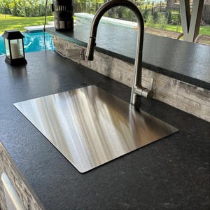 Flat 18ga 304 Stainless Steel Kitchen Chopping Cutting Board and or Sink or Stove Burner Cover