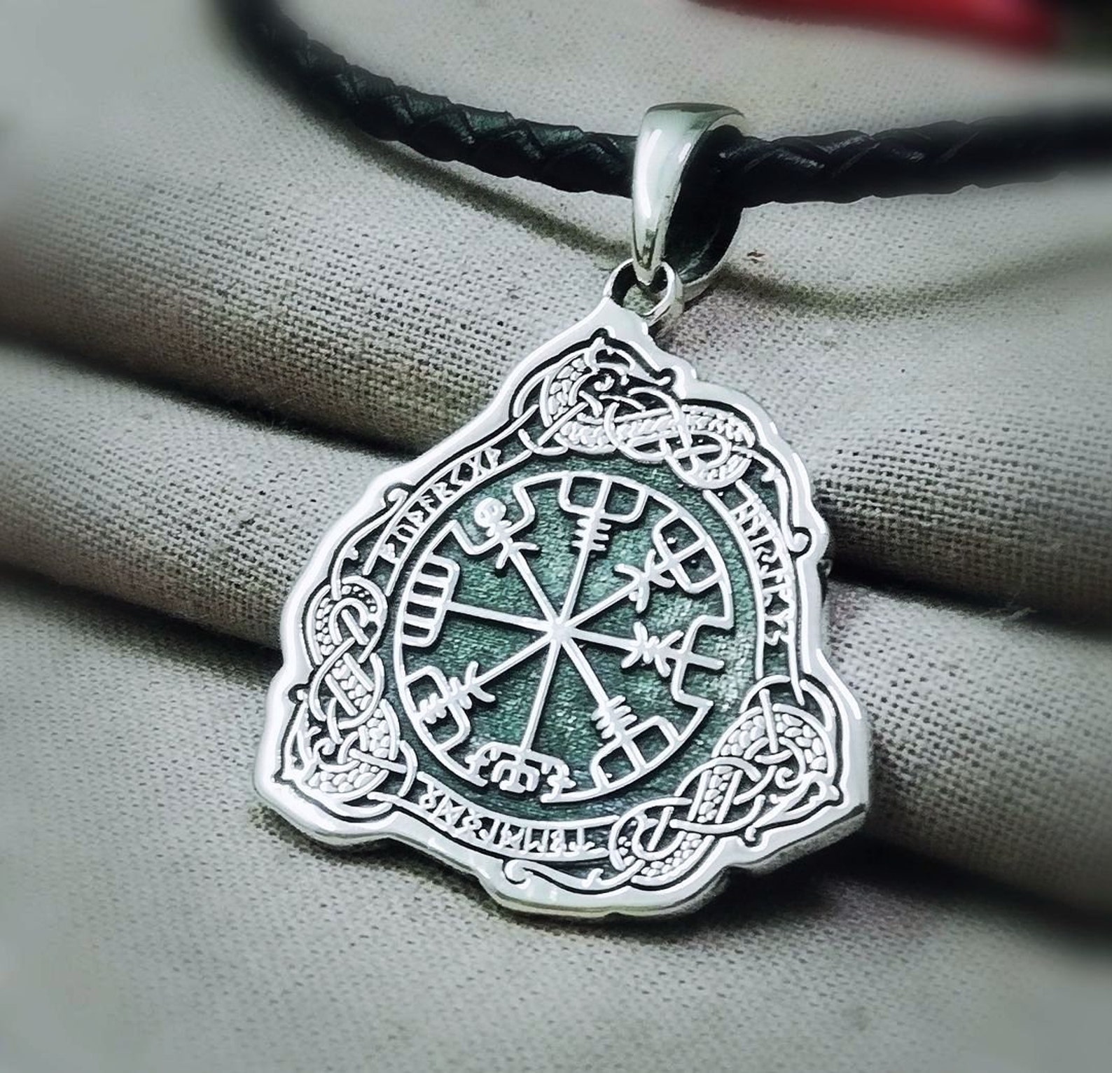 Pendant Tree Of Life Yggdrasil Vegvisir Viking Runic Compass | Etsy