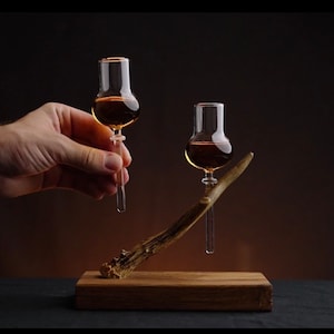 Gift for husband • Antler Jägermeister gift • Shot board with 2 shot glasses • Jägermeister gift Jägermeister glasses