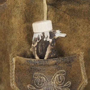 Oktoberfest snuff tin made from real deer antler - the Wiesn gadget for your Lederhosen