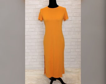 midi t shirt dress with slits