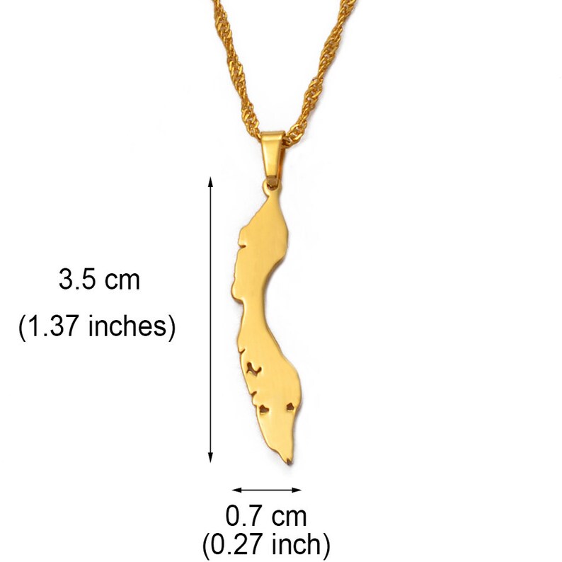18K Gold Plated Curacao Necklace Curacao Jewelry Curacao Etsy