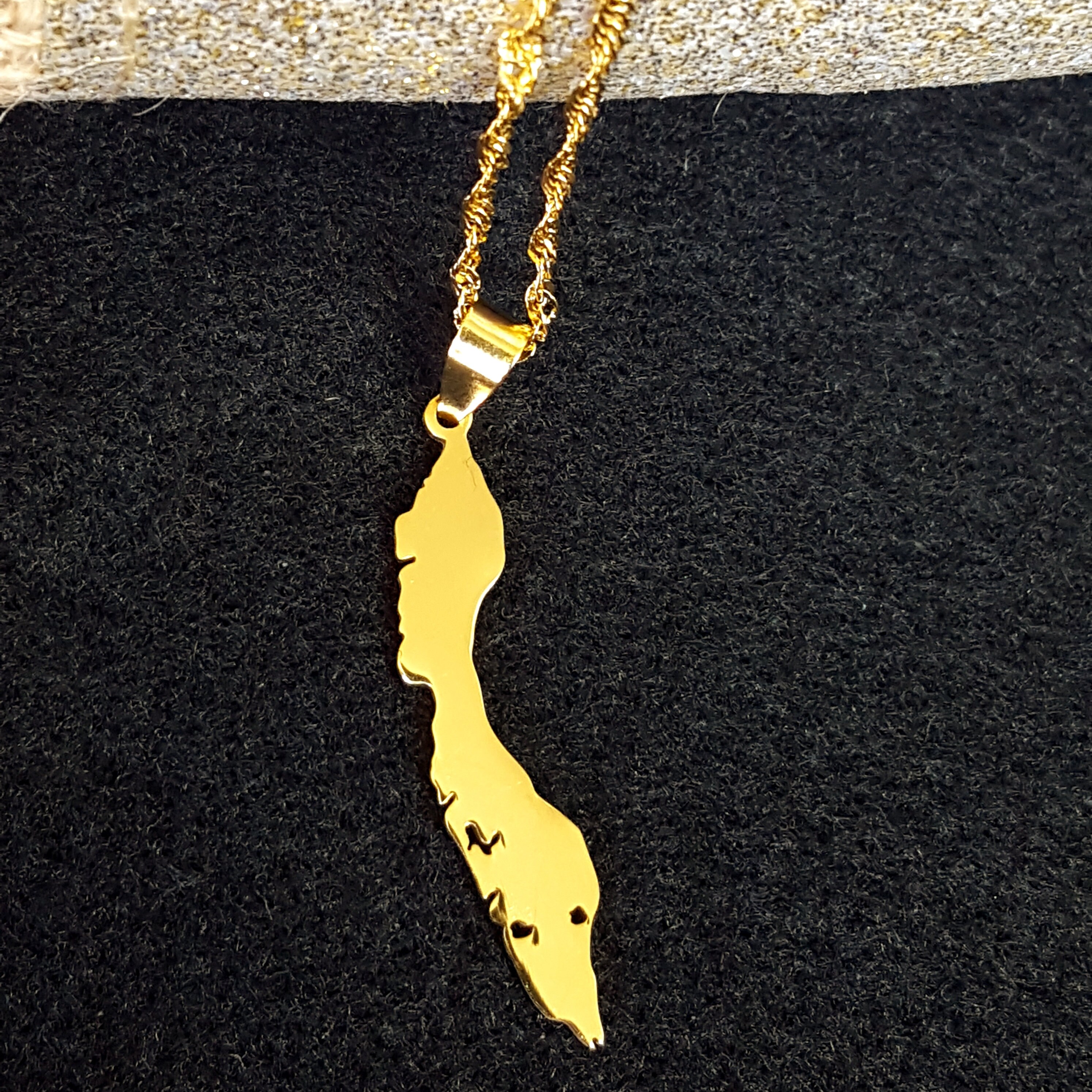 18K Gold Plated Curacao Necklace Curacao Jewelry Curacao Etsy