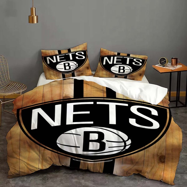 Brooklyn Nets Bedding Set Etsy