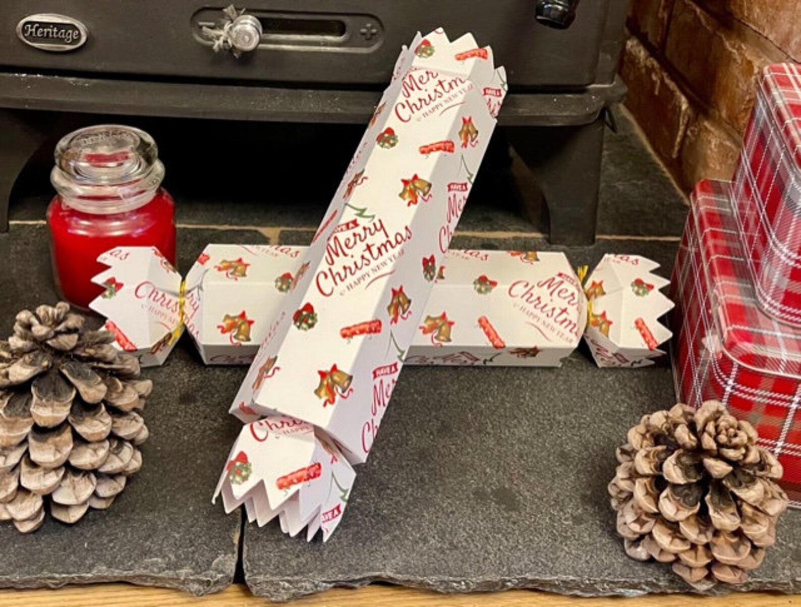 Christmas Cracker Style Printed Gift Boxes / Stocking Filler Etsy UK