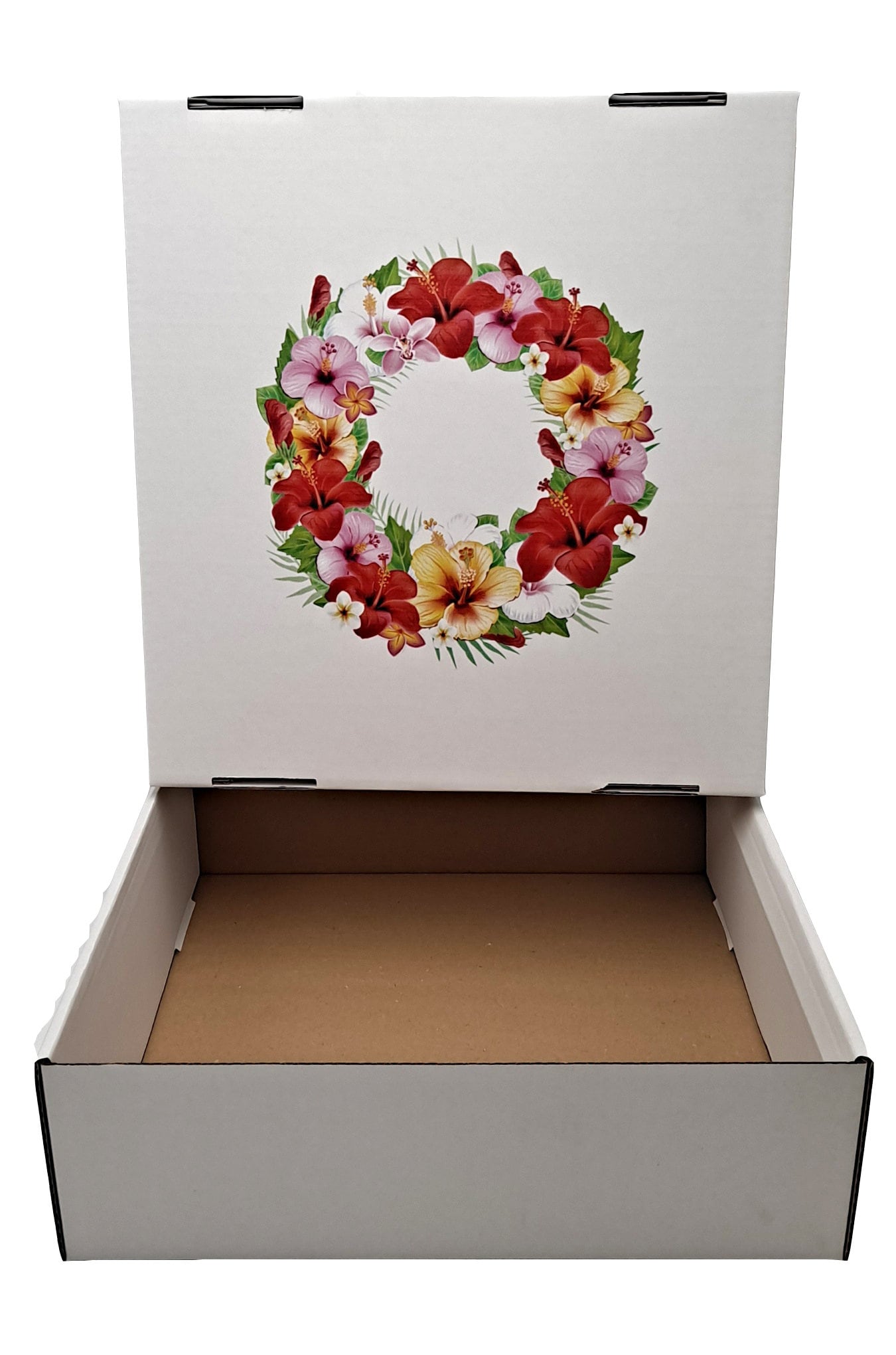 Premium Printed White Wreath Box 400mm X 400mm X 125mm Box and Etsy UK