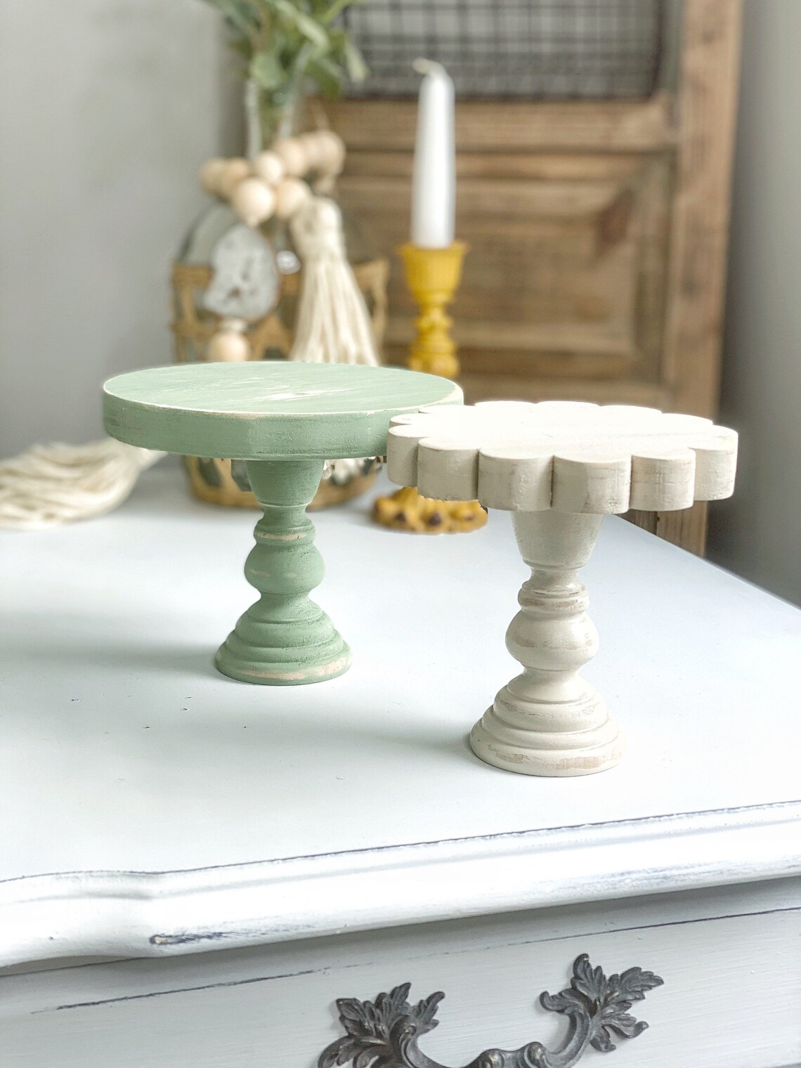 Mini Pedestal Risers Pedestal Risers Tiered Tray Risers Etsy