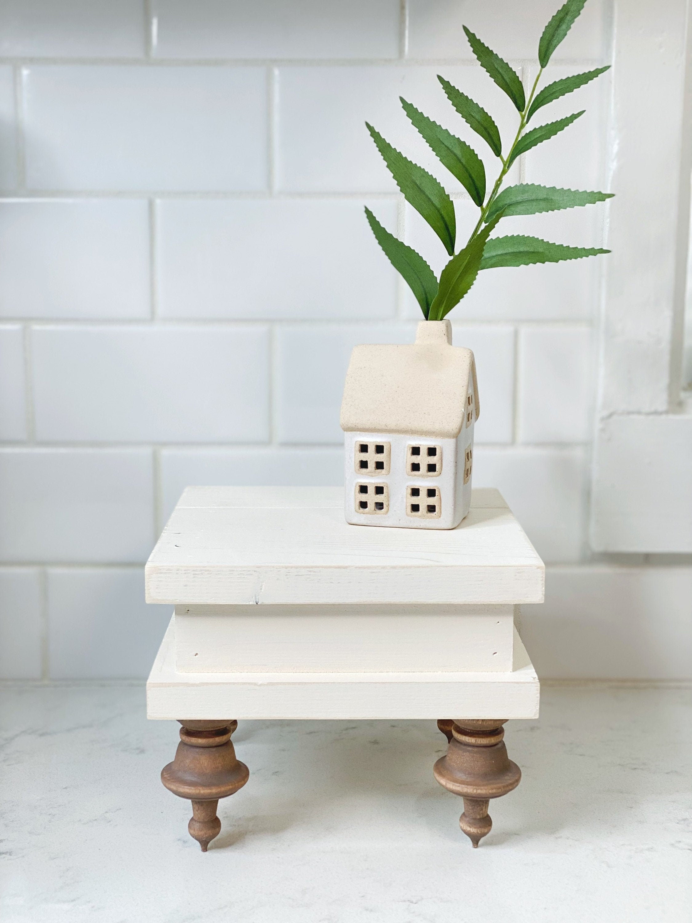 Antique Inspired Wooden Riser | Decorative Tray | Riser | Tray | Vint…