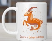 Capricorn Zodiac Coffee Mug: Inspiring Traits Design - 11oz/15oz