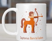 Sagittarius Zodiac Coffee Mug: Inspiring Ceramic Design