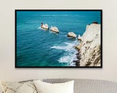 Isle of Wight Photography Print: Iconic English Coast, Unframed Matte Art
