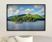 Lake District Photography Print: Derwentwater, Catbells, Cumbria - Unframed Matte