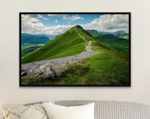 Lake District Photography Print: Catbells Hiking Trail, Cumbria - Unframed Matte