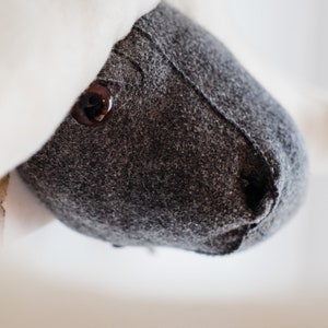 Plush Felt Wall Mounted Water Buffalo Head