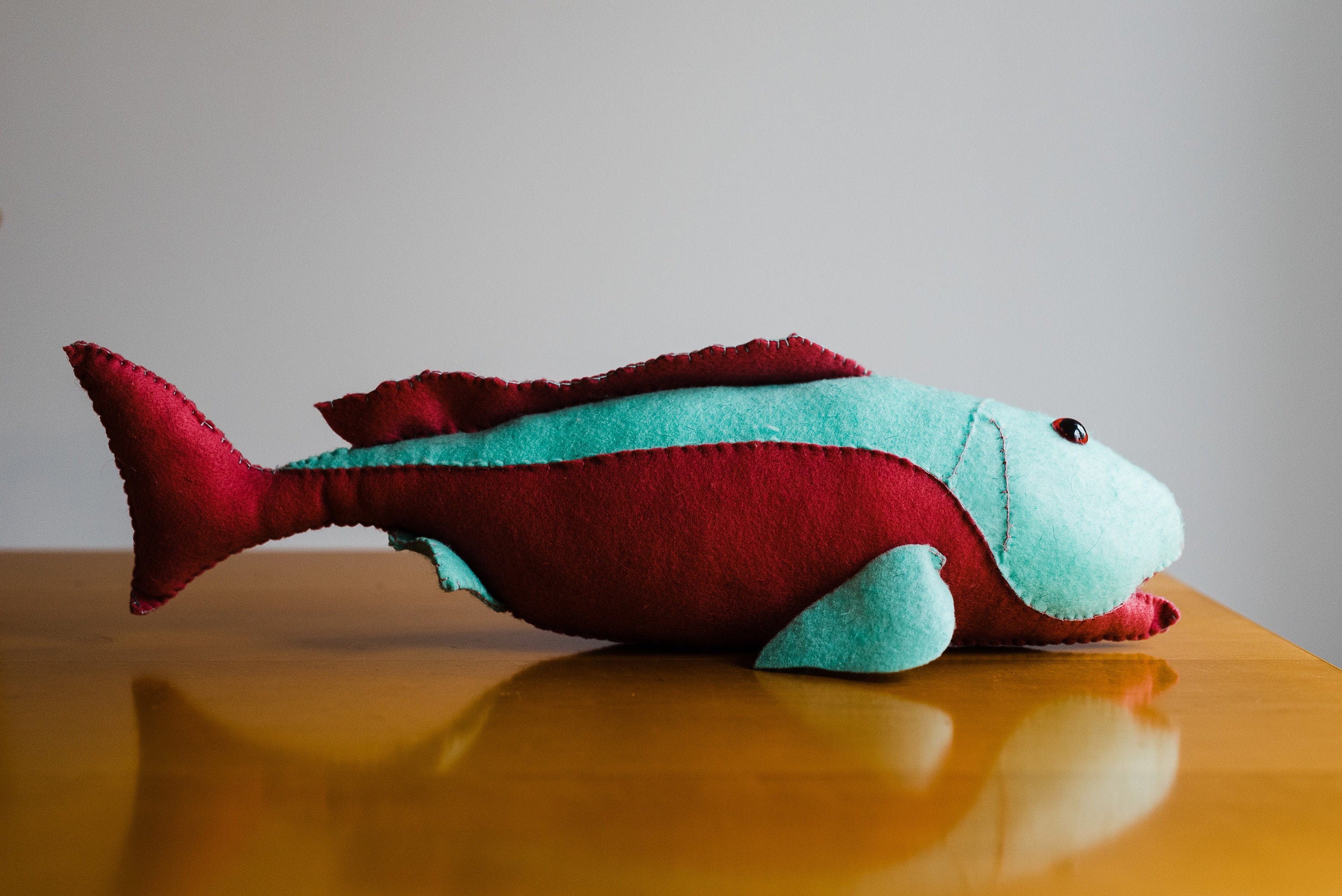 Plush Felt Snapper Fish - Etsy