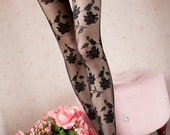 Lace Flower Tights Women Sexy Fish Net Pantyhose Classical Lingerie