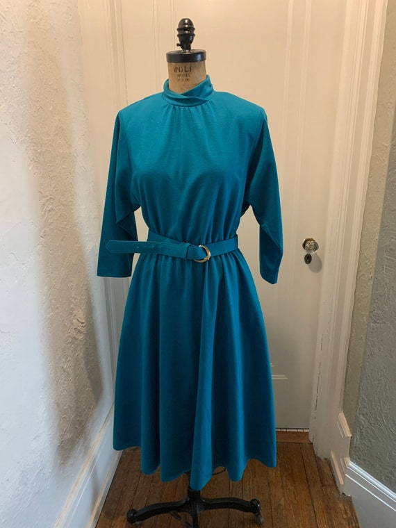 Petites by Willi Teal Dress Size 12