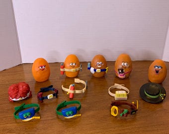 1988 DDR Happy Meal McNugget Nugget Buddies 5 Nuggets 2 Hüte viele Gürtel