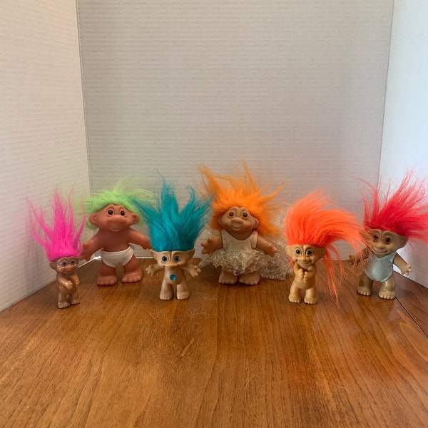 Vintage Trolls Dam,Russ Dolls