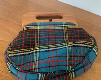 Karierte Vintage Bermuda Tasche von English Sports Shop Bermuda