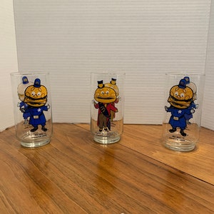 Big Mac McDonalds  Glasses Vintage