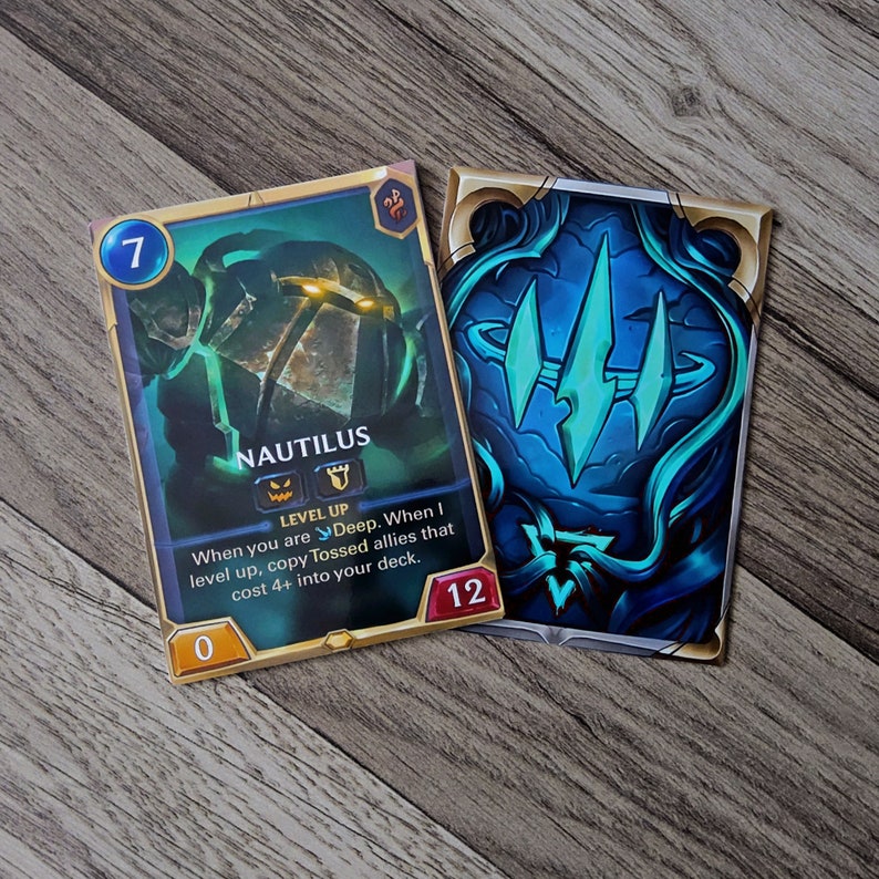 Runtera Card Handmade Legends of Runeterra Custom Champion Card - Etsy