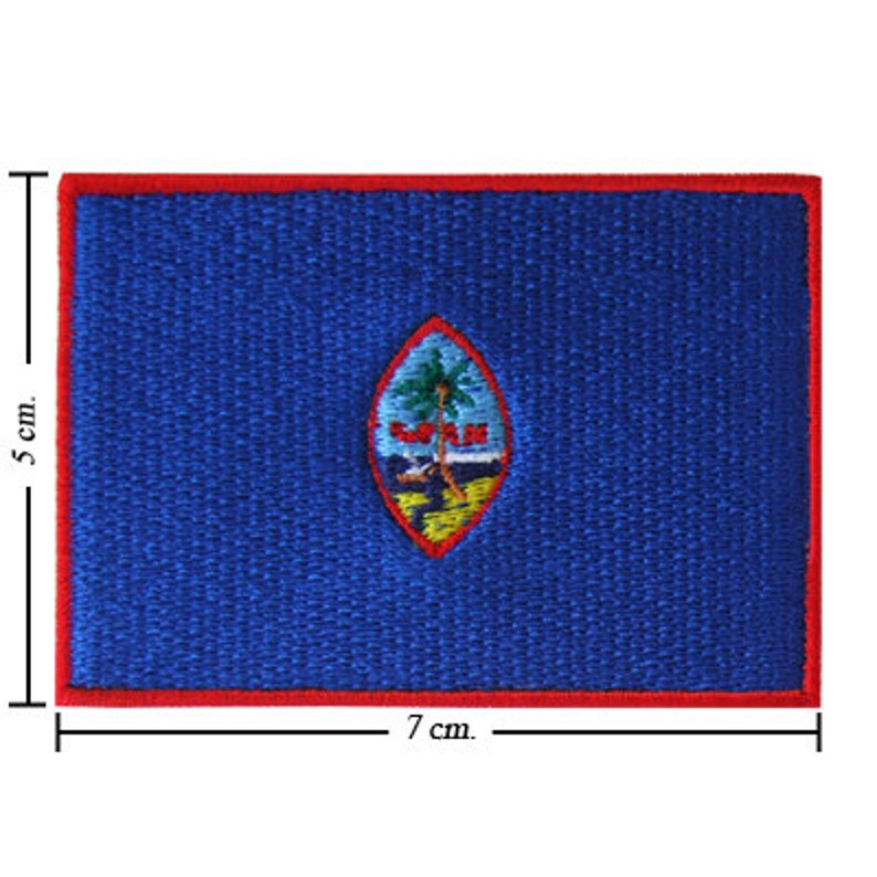 Guam Nation Embroidery Patches Etsy