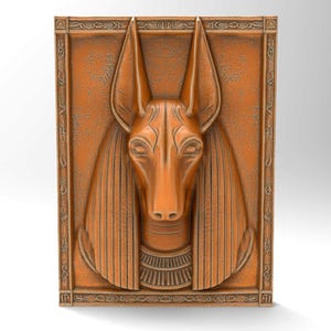 Anubis 3D STL File for CNC 3D Printing Laser Engraving, Ancient ...