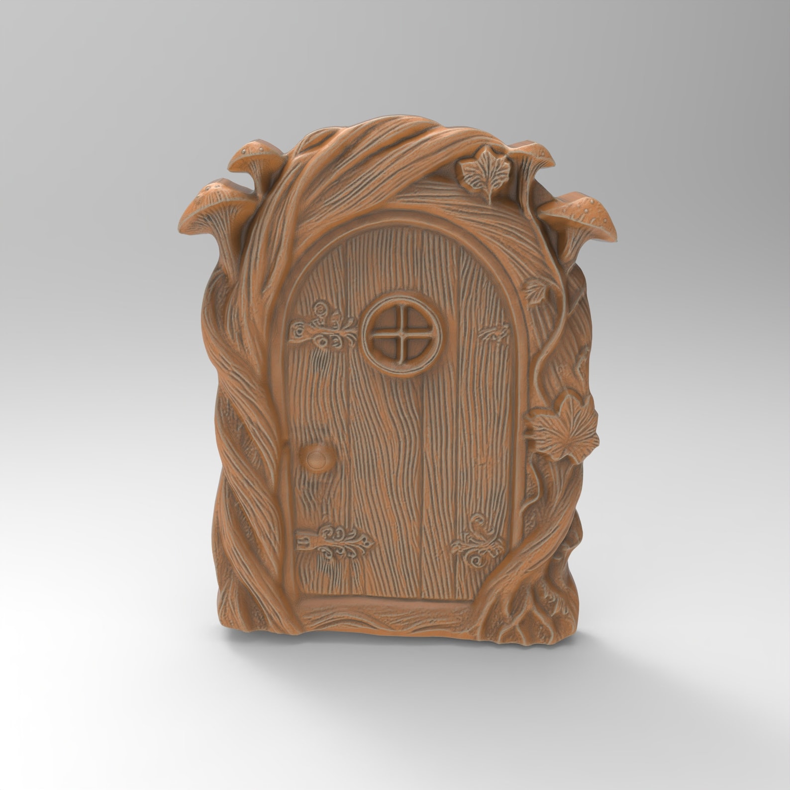 Whimsical Fairy Door 3D Model STL File for CNC and 3D Printing ...