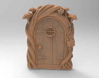 Enchanting Miniature Fairy Door 3D Model - STL File for CNC and 3D ...