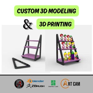 Custom STL File For CNC Router 3D Printer - 3MF Multi Color Model Relief Sculpture 3D Modelling Service CNC Machining Files Digital Download